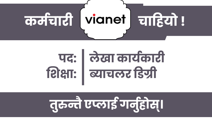 Account Executive Vacancy at Vianet Communication in Jawalakhel