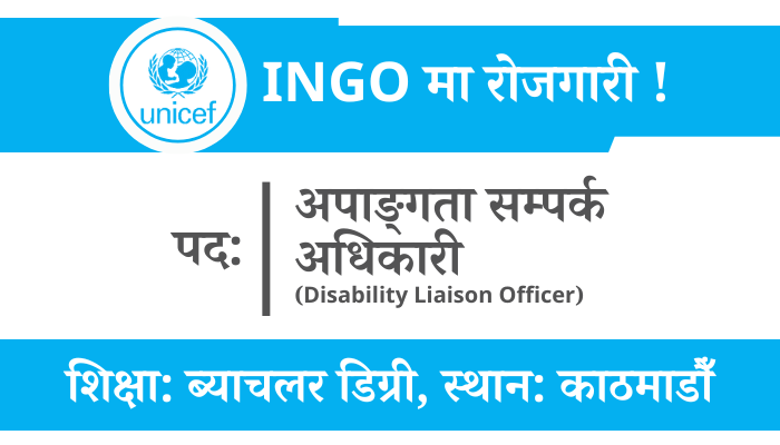 Job Vacancy: Disability Liaison Officer at UNICEF