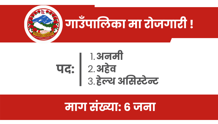 ANM, AHW & Health Assistant Job Opportunity at Annapurna Rural Municipality